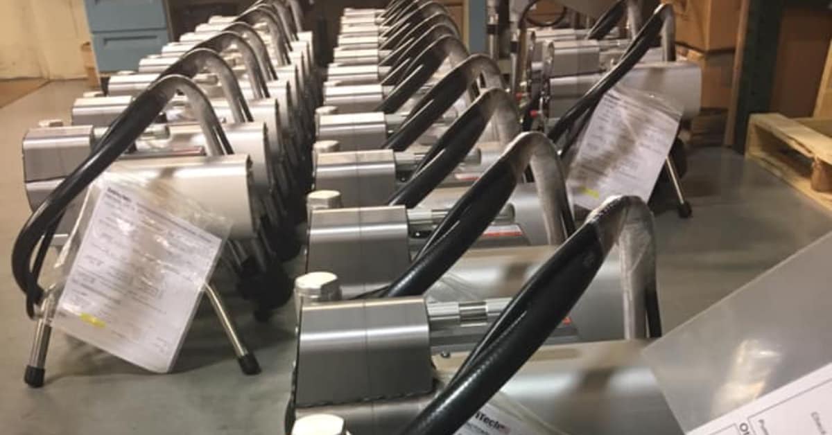 a group of paint quality sprayers